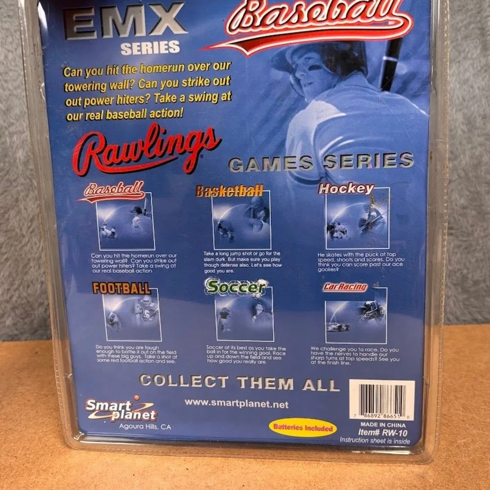 Rawlings EMX Series Baseball Handheld‎ Electronic Game Blue Smart Planet RW-10
